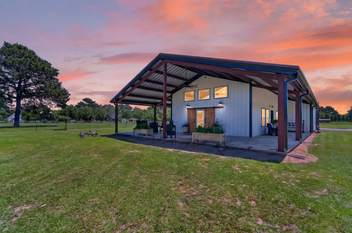 Brand new 2024 barndominium for sale Chandler TX across from Browns Landing Lake Palestine